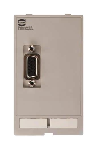 39500030220 DATA MODULE, 15POS, CONNECTOR HARTING