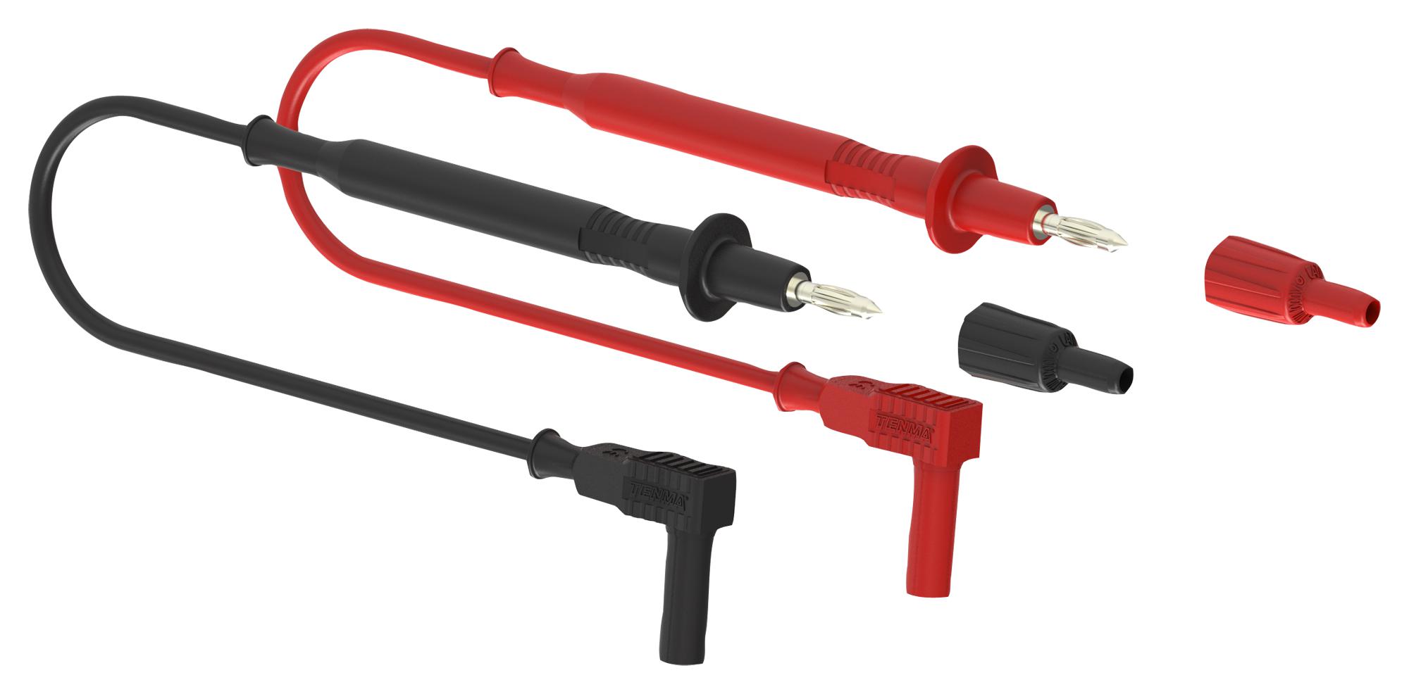 72-14282 TEST LEAD SET, 2PC, 4MM BANANA PLUG TENMA