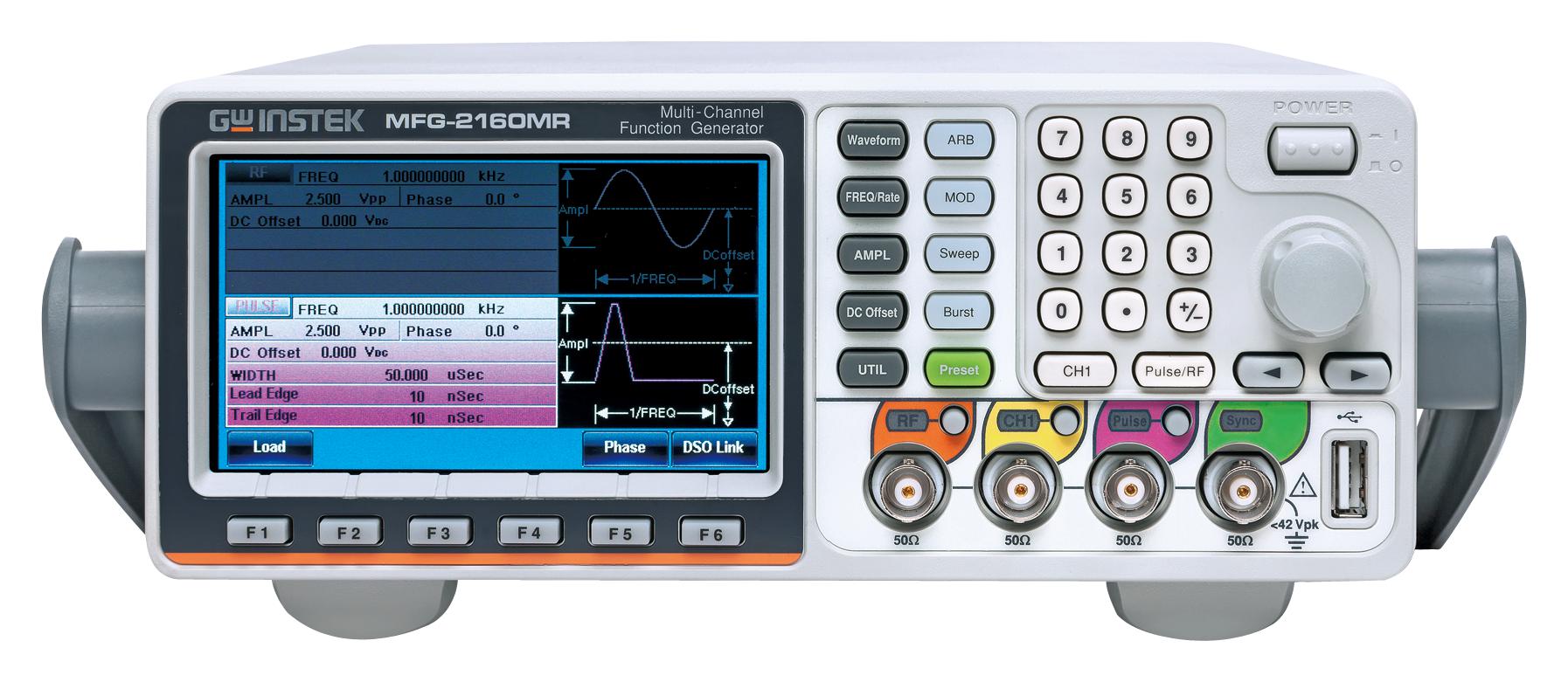 MFG-2160MR ARBITRARY FUNCTION GENERATOR, 60MHZ GW INSTEK