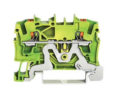 2202-1207 TERMINAL BLOCK, DINRAIL, 2WAYS, 12AWG WAGO