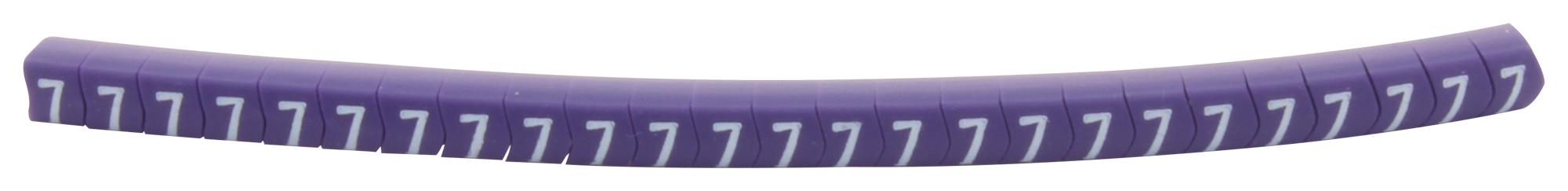 901-11007 CABLE MARKER, PRE PRINTED, PVC, VIOLET HELLERMANNTYTON