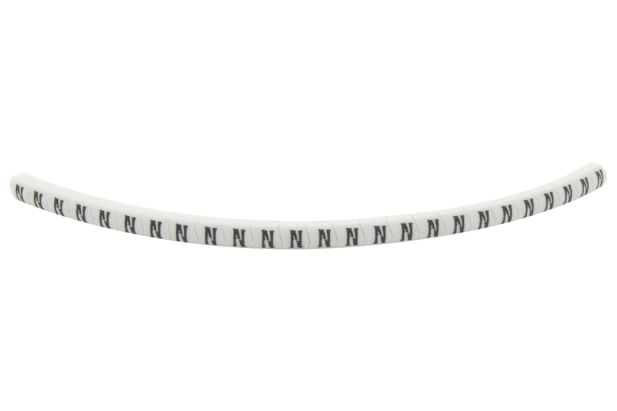 901-11037 CABLE MARKER, PRE PRINTED, PVC, WHITE HELLERMANNTYTON