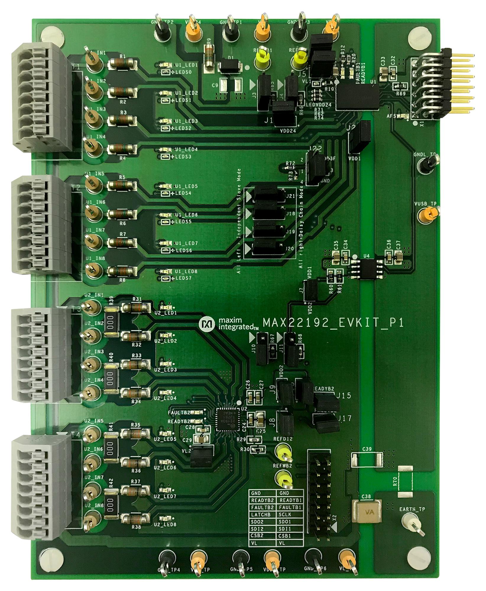 MAX22192EVKIT# EVALUATION SYSTEM, DIGITAL ISOLATION MAXIM INTEGRATED / ANALOG DEVICES