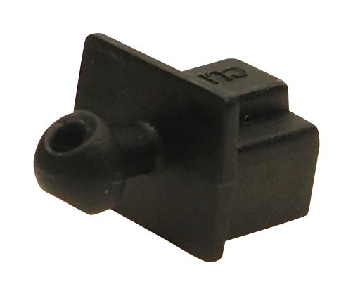 CP30291 DUST COVER, BLACK, RJ45 JACK CONN CLIFF ELECTRONIC COMPONENTS