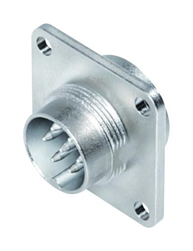 09-0123-300-06 CIRCULAR CONNECTOR, PLUG, 6POS, FLANGE BINDER