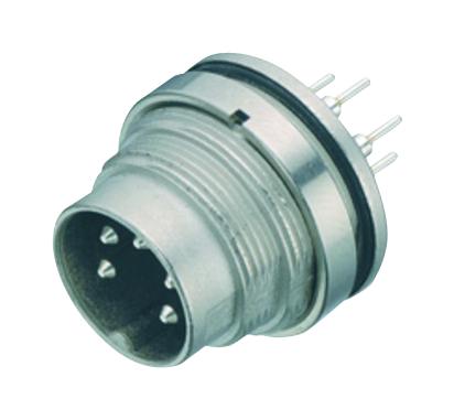 09-0173-90-08 CIRCULAR CONNECTOR, PLUG, 8POS, PANEL BINDER