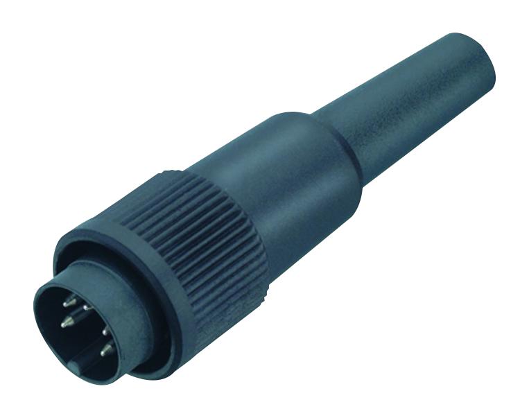 99-0617-00-06 CIRCULAR CONNECTOR, PLUG, 6POS, CABLE BINDER