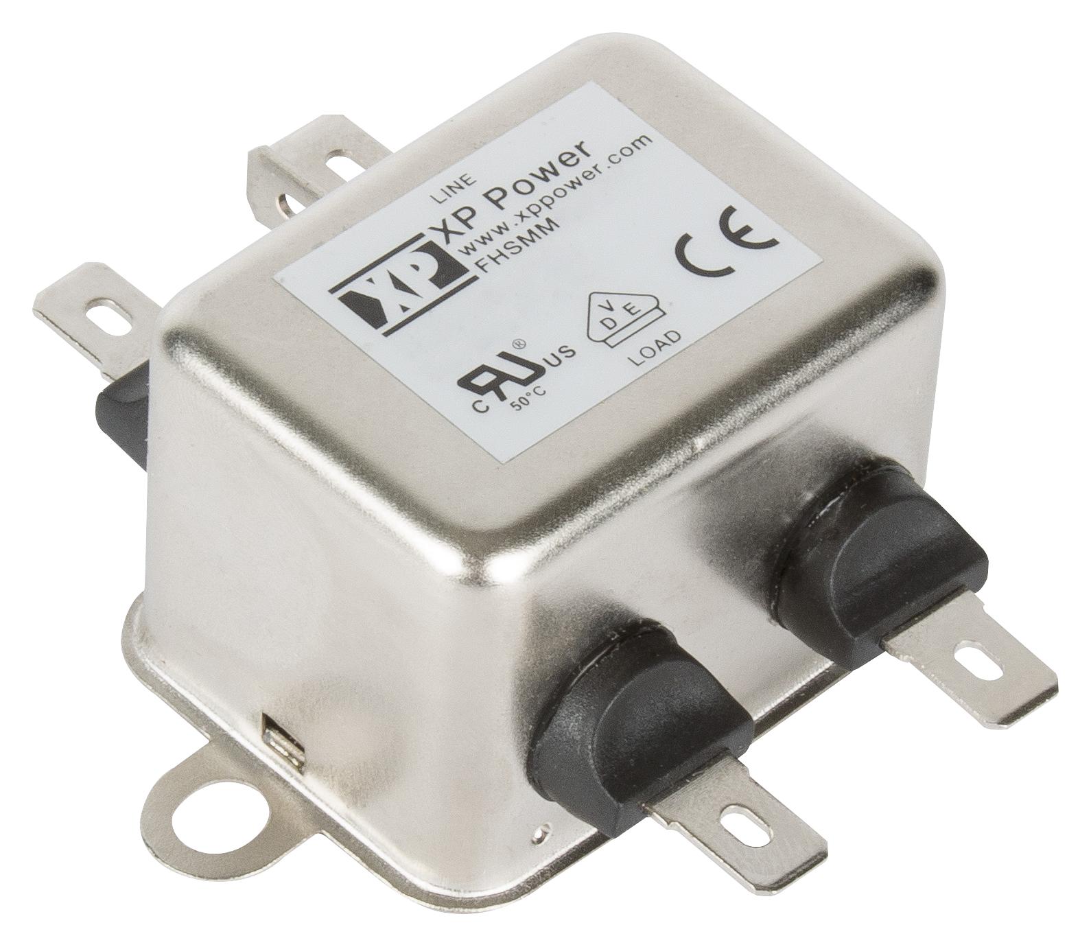 FHSMM06A1FR PWR LINE FILTER, MEDICAL, 800UH, 6A, QC XP POWER