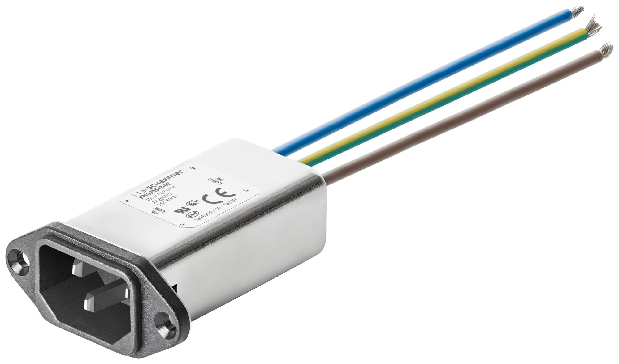 FN9255-4-07 POWER LINE FILTER, 2.1MH, 4A SCHAFFNER