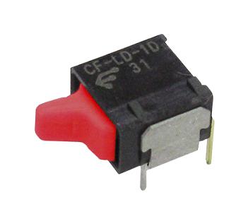 CF-LD-1DC4-AR2W ROCKER SWITCH, SPDT, 0.1A, 28V, TH NIDEC COPAL ELECTRONICS