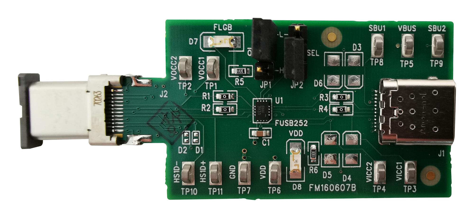 FUSB252GEVB EVAL BOARD, USB TYPE-C PORT CONTROLLER ONSEMI