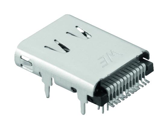 632723300011 USB CONNECTOR, 3.1 TYPE C, RCPT, 24POS WURTH ELEKTRONIK