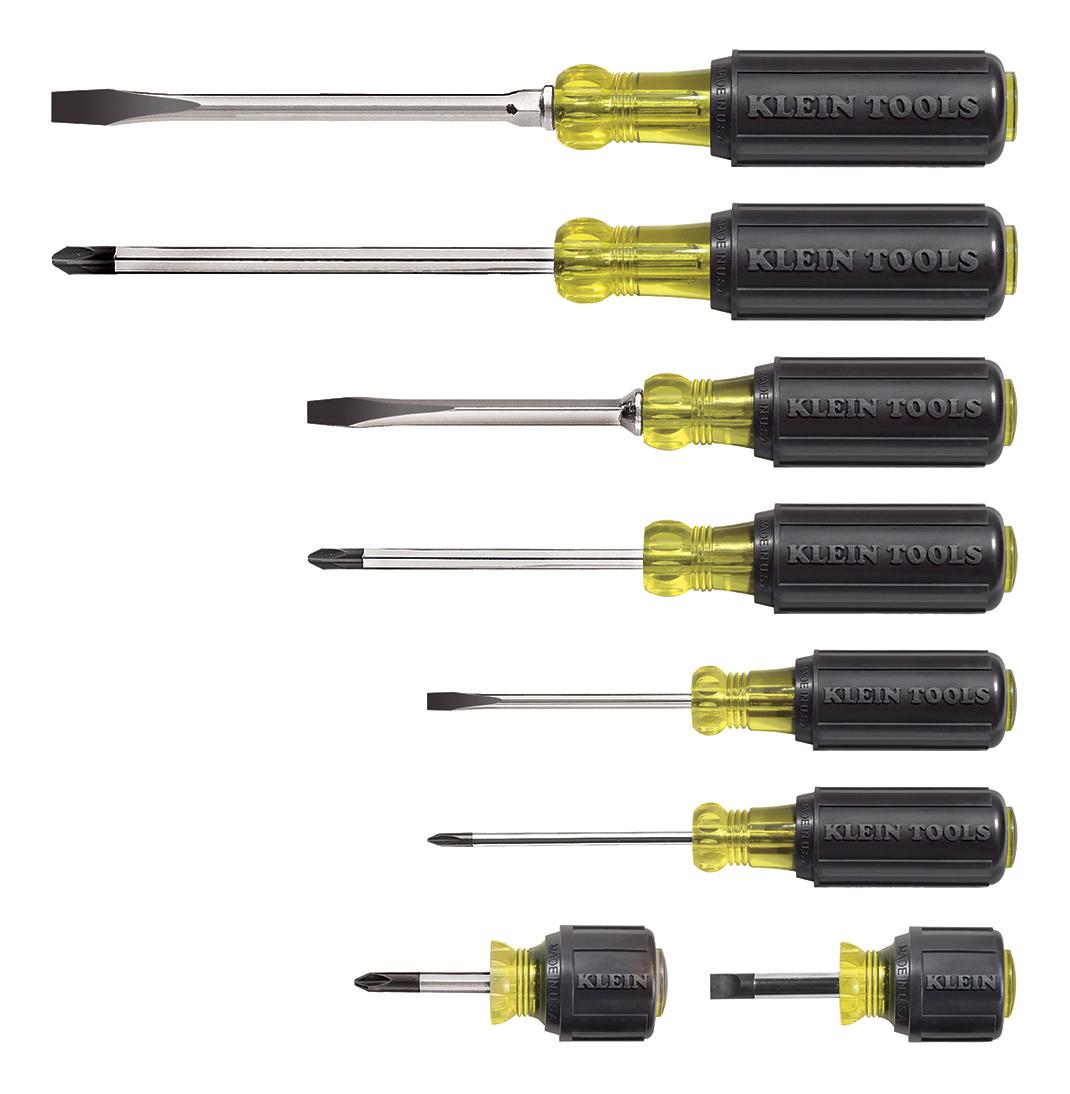 85078 CUSHION-GRIP SCREWDRIVER SET, 7 PC KLEIN TOOLS