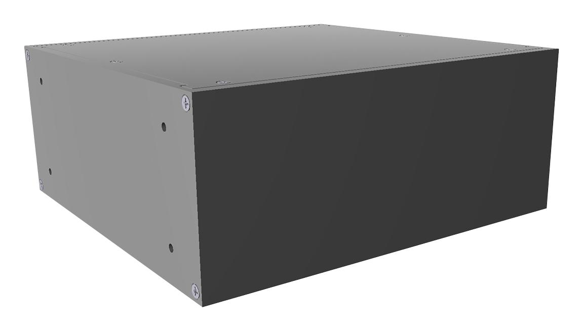 RM2U0808SBK RACK MOUNT CABINET, ALUM, BLACK HAMMOND