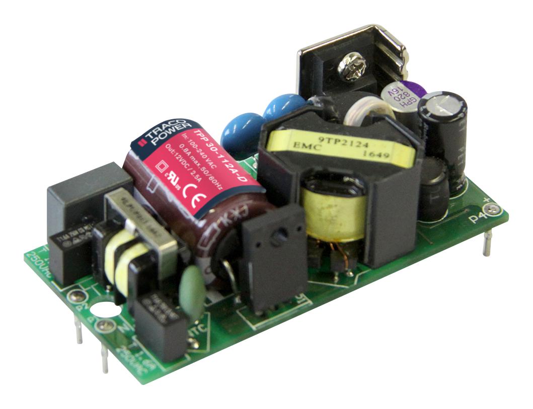 TPP 30-105A-D POWER SUPPLY, AC-DC, 5V, 6A TRACO POWER
