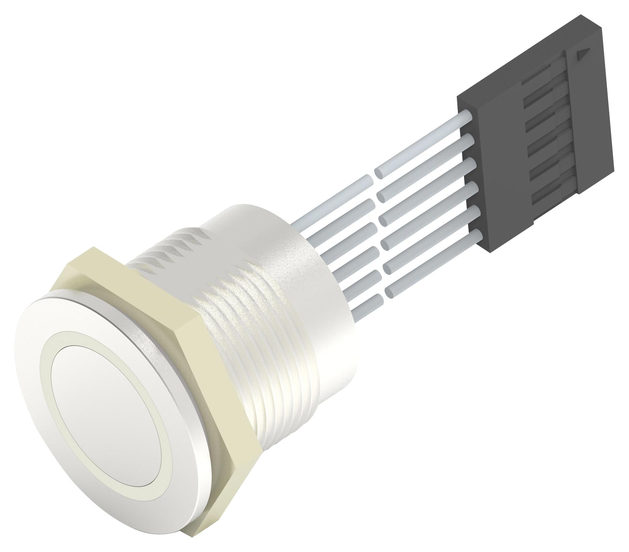 AVP19MS04FE0DT5A04 VANDAL RESISTANT SW, SPST, 1A, 24V, PANL ALCOSWITCH - TE CONNECTIVITY
