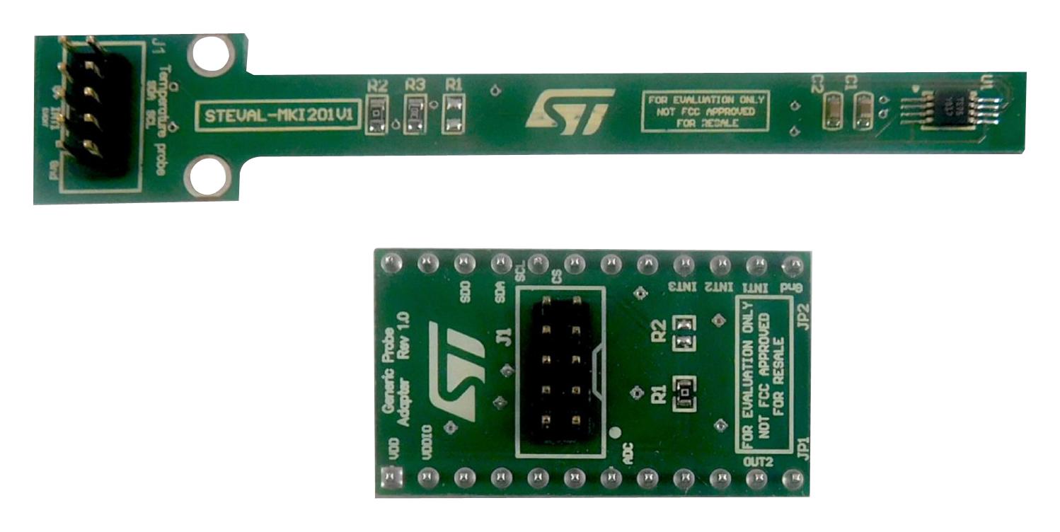 STEVAL-MKI201V1K EVALUATION KIT, TEMPERATURE SENSOR STMICROELECTRONICS