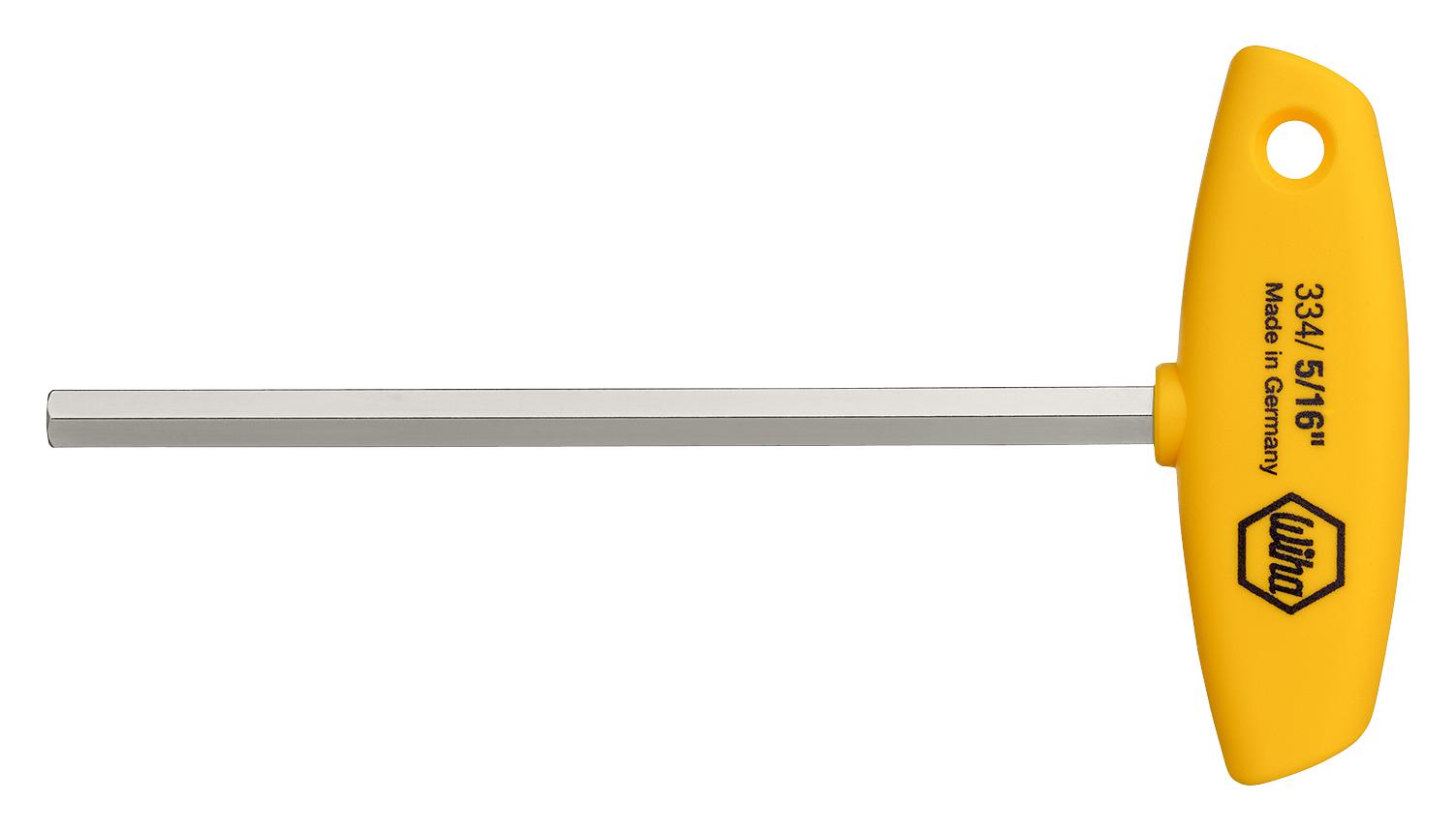 02810 HEX KEY, T HANDLE, 7.94MM X 150MM WIHA