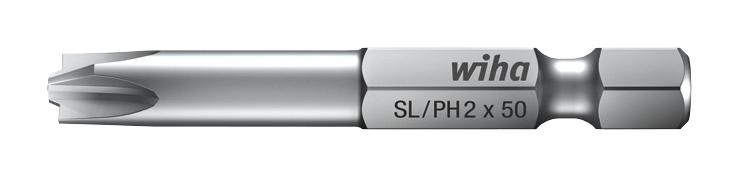 32492 PHILLIPS/SLOTTED BIT, PH2 X 50MM WIHA