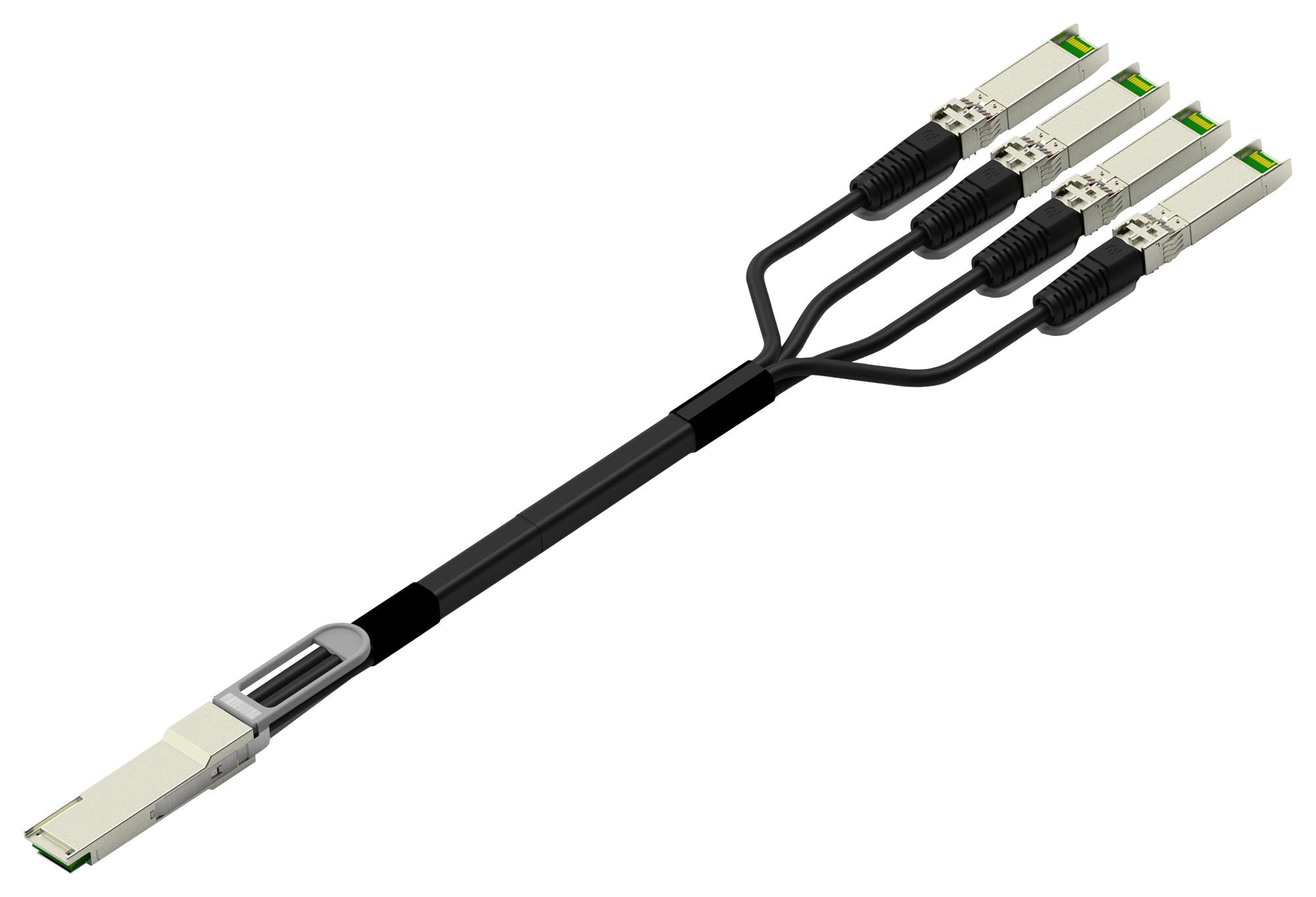 2334878-8 COMP CABLE, QSFP+/4X SFP+ 20P PLUG, 4M TE CONNECTIVITY