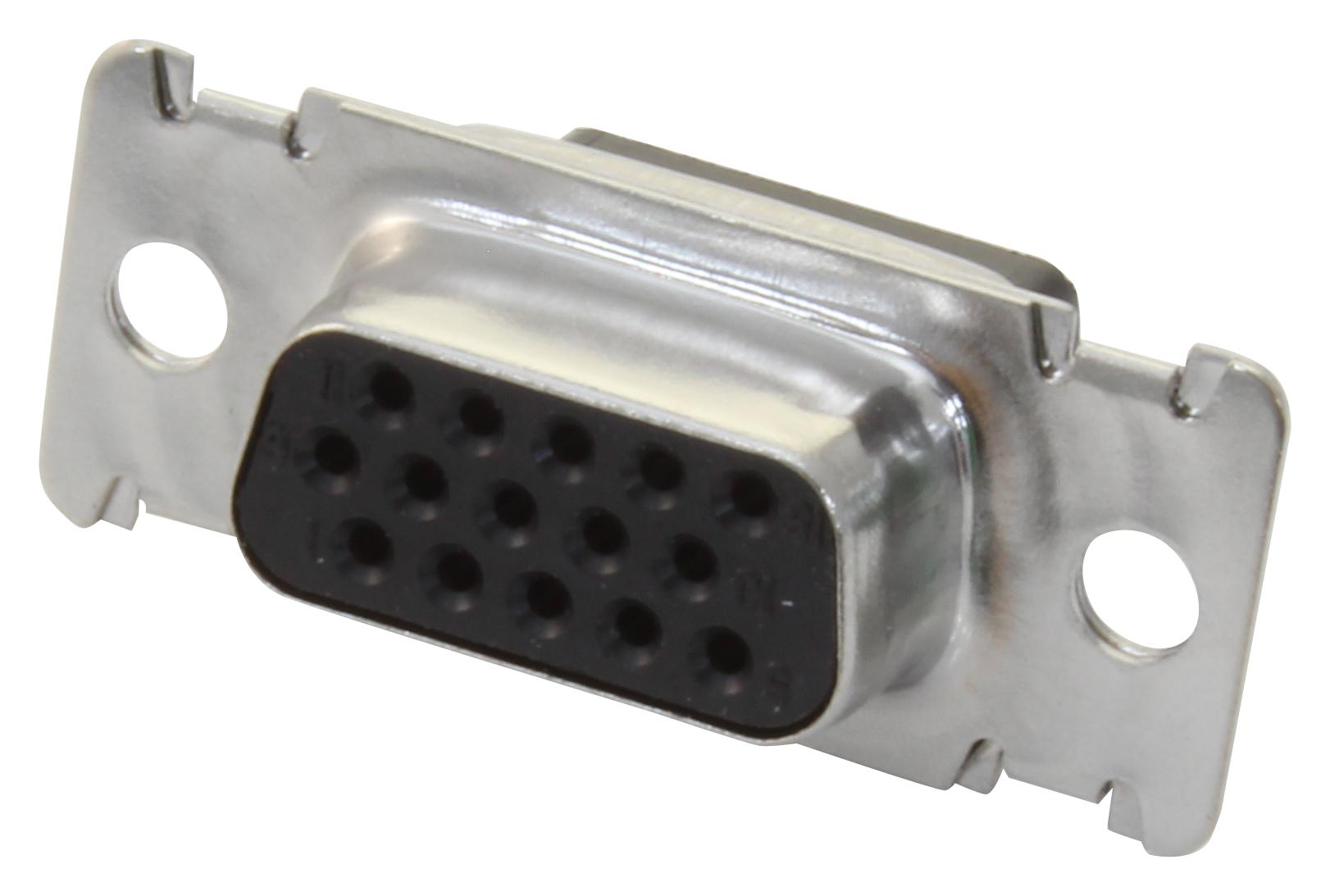 2335893-1 HD D-SUB HOUSING, RCPT, 15POS, SS AMP - TE CONNECTIVITY