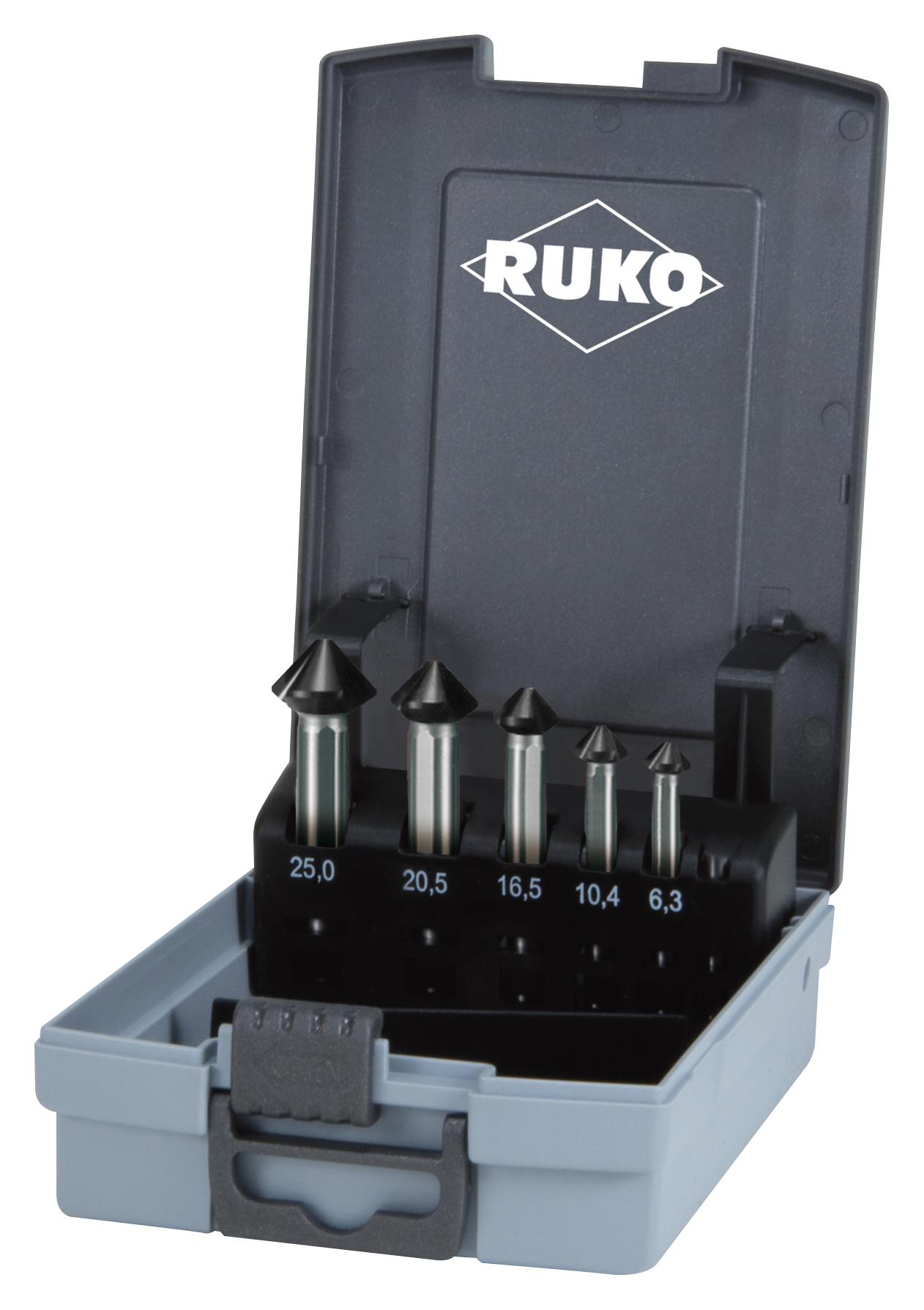 102791PRO ULTIMATE CUT COUNTERSINKER 5-PIECE HSS RUKO