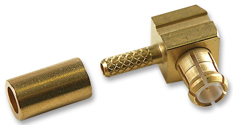 R213182007 RF COAXIAL, MCX, RIGHT ANGLE PLUG, 75OHM RADIALL