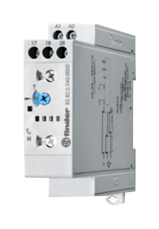 838202400000 ANALOGUE TIMER, 2NO, 16A, 0.05S-10DAYS FINDER