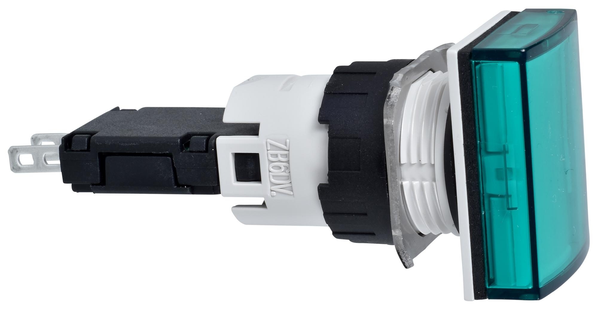 XB6DV3BB LED PANEL INDICATOR, 16MM, GRN, 24V SCHNEIDER ELECTRIC