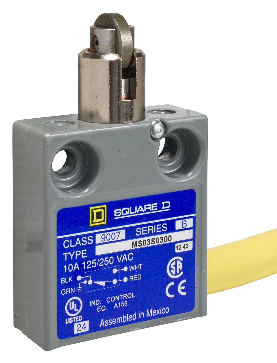 9007MS03S0106 LIMIT SWITCH, SPDT, 6A, 120VAC SCHNEIDER ELECTRIC