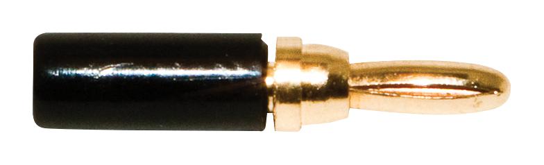 BU-P3690-0. CONN, BANANA, PLUG, 5A, SOLDER, BLK,PK10 MUELLER ELECTRIC