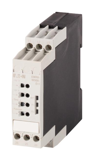 EMR6-W500-D-1 PHASE MONITORING RELAY, DPDT, 300-500VAC EATON MOELLER