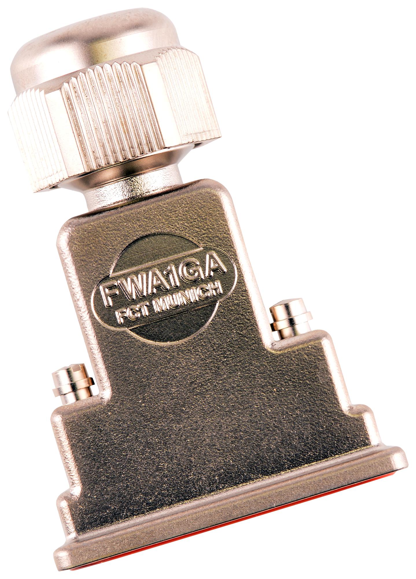 172704-0105 D-SUB BACKSHELL, DE, 180DEG, ABS/PC MOLEX / FCT