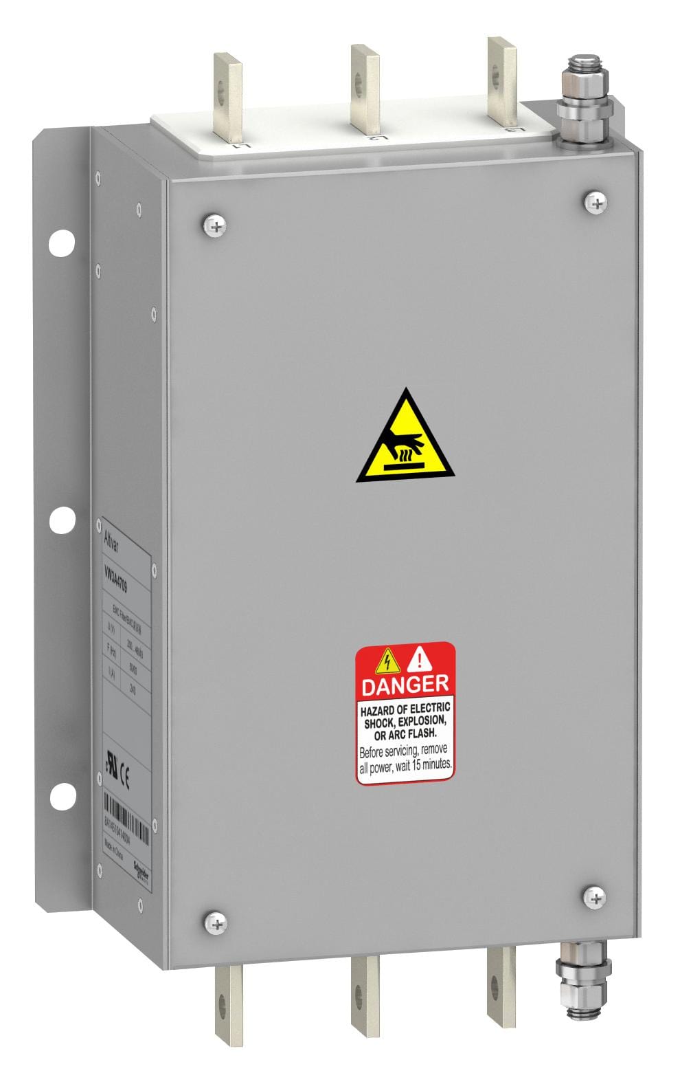 VW3A4709 EMC INPUT FILTER, VAR SPEED DRIVE, 240A SCHNEIDER ELECTRIC