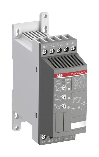 PSR3-600-11 - 3A SOFTSTARTER, 3-PH, 3.9A, 2.2KW, 208-600V ABB