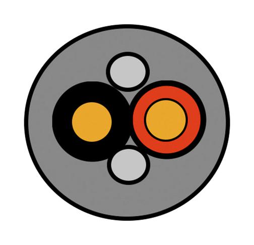 70046LV.00100 SHLD MULTIPAIR, 1 PAIR, 2.5MM2, 100M BELDEN