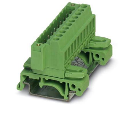 UMSTBVK 2,5/ 3-GF-5,08 DIN RAIL TB, PLUG-IN BLOCK, 3WAY, 12AWG PHOENIX CONTACT