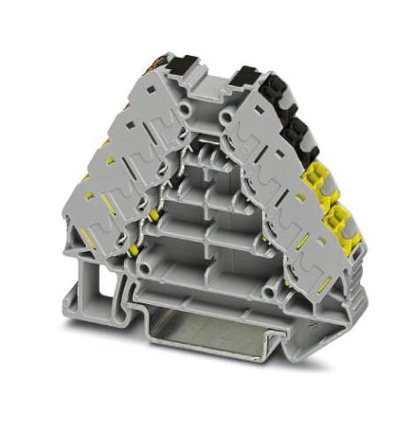 FTRV 4-FE /BKYE POTENTIAL DISTRIBUTOR TB, 16WAY, 14AWG PHOENIX CONTACT