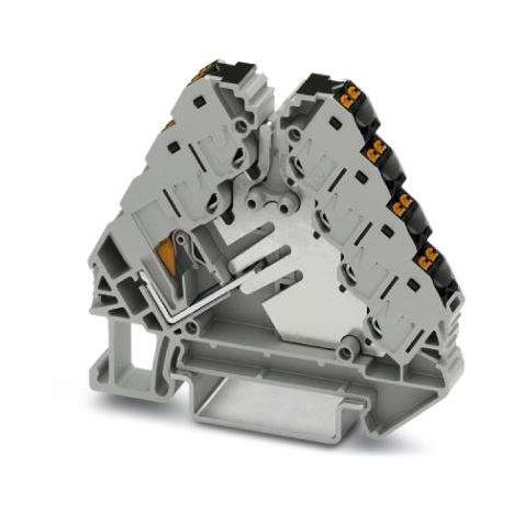 PTRVB 4-FI /BK POTENTIAL DISTRIBUTOR, 13WAY, 14AWG, GRY PHOENIX CONTACT