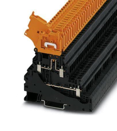 UT 4-L/HEDI DIN RAIL TB, LEVER-TYPE, 2WAY, 10AWG PHOENIX CONTACT