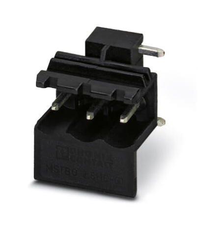 MSTBO 2,5/ 3-G1R BK TERMINAL BLOCK, HEADER, R/A, 3POS, TH PHOENIX CONTACT