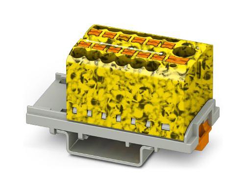 PTFIX 6/12X2,5-NS35-FE TB, POWER DISTRIBUTION, 13P, 12AWG, B/Y PHOENIX CONTACT