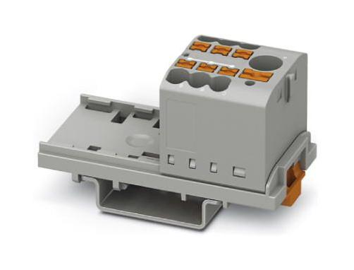 PTFIX 6/6X2,5-NS35 GY TB, POWER DISTRIBUTION, 7P, 12AWG, GRY PHOENIX CONTACT