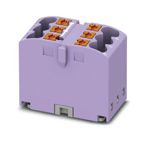 PTFIX 6X2,5-G VT TB, POWER DISTRIBUTION, 6P, 12AWG, VT PHOENIX CONTACT