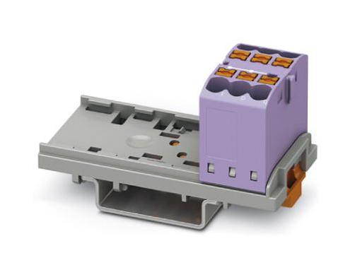 PTFIX 6X2,5-NS35 VT TB, POWER DISTRIBUTION, 6P, 12AWG, VT PHOENIX CONTACT