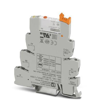 PLC-RSC-230UC/ 1AU/MS/SEN POWER RELAY, SPST, 230VAC, 6A, DIN RAIL PHOENIX CONTACT