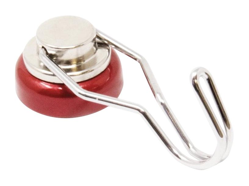E1070/NEO/R/F POT MAGNET W/HOOK, 25 X 15MM, NEODYMIUM ECLIPSE MAGNETICS