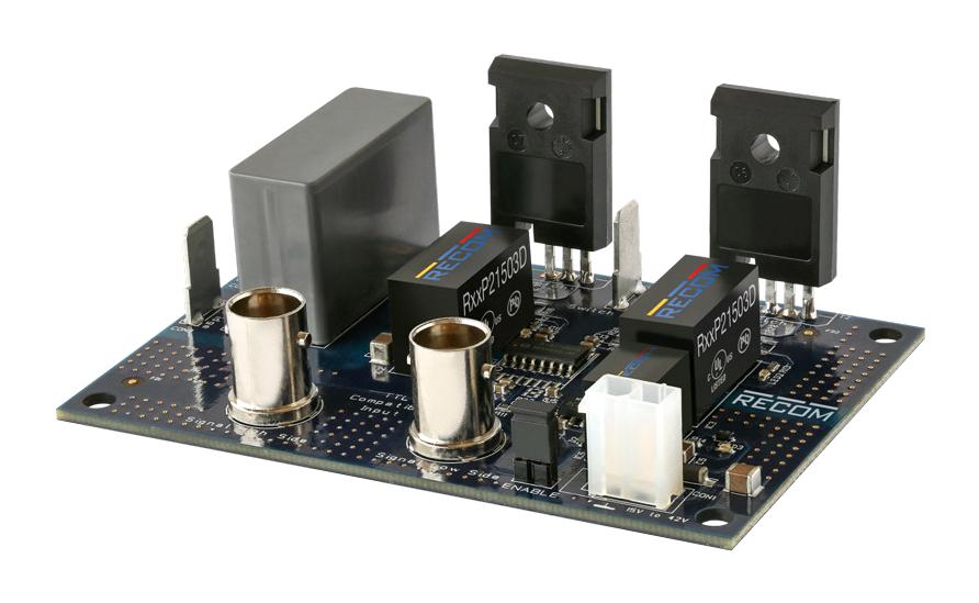 R-REF01-HB REF DESIGN BRD, IGBT/MOSFET GATE DRIVER RECOM POWER