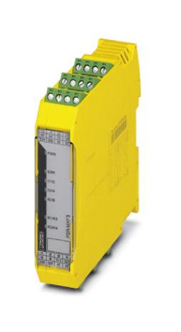 PSR-SCP-24DC/MXF3/4X1/2X2/B SAFETY RELAY, 4PST, 24VDC, 6A, DIN RAIL PHOENIX CONTACT