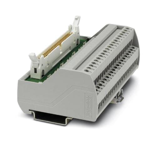 VIP-2/SC/FLK50/LED/PLC PASSIVE MODULE, 50POS, 24VDC, SCREW PHOENIX CONTACT